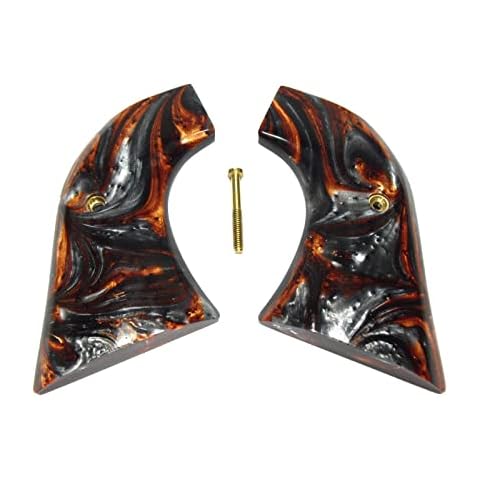 Copper & Silver Pearl Ruger Vaquero/Blackhawk/Wrangler Grips Cover