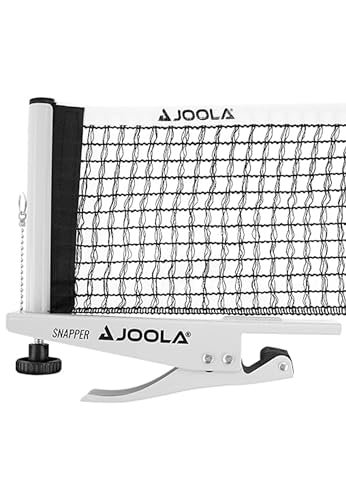 JOOLA Snapper Professional Table Tennis Net and Post Set - Portable and Easy Setup 72" Regulation Size Ping Pong Spring Activated Clamp Net, Silver - image 1