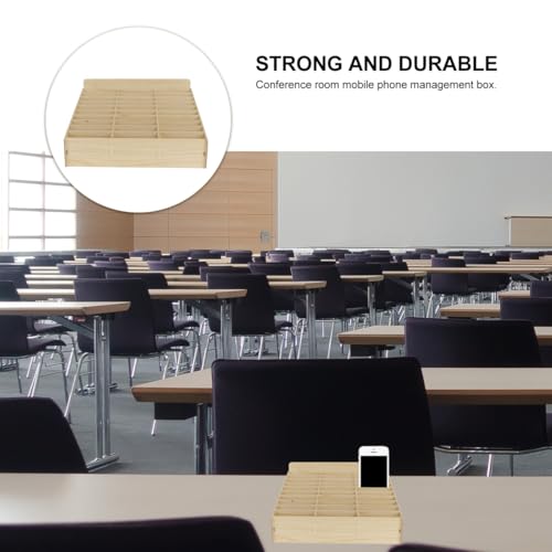 IMIKEYA Handygarage Schule Holz, 30 Fächer Handy Aufbewahrungsbox Schule Handy Garage Organizer für Klassenzimmer, Büro
