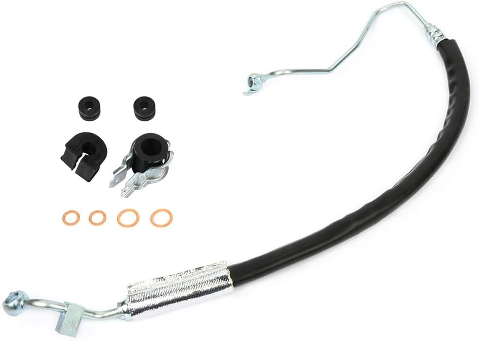ROADFAR Power Steering Pressure Hose Line Assambly Fits For 2008-2012 For Nissan Altima 2009-2014 For Nissan Maxima