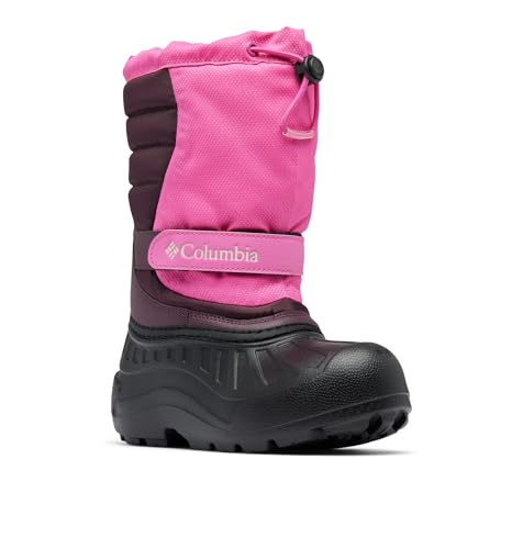 Columbia Powderbug Snowlite, Stivali da neve Unisex - bambini e ragazzi, Pink Ice/Moonvista Toddler, 25 EU