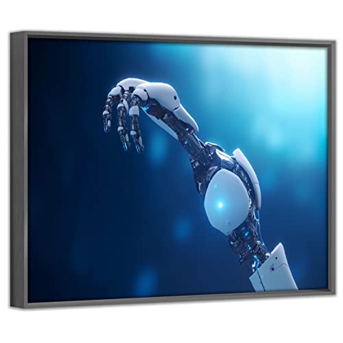 Transform Your Space with a Futuristic Mechanical Arm Canvas Poster