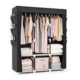 Vicye Armario de Ropa, Negro