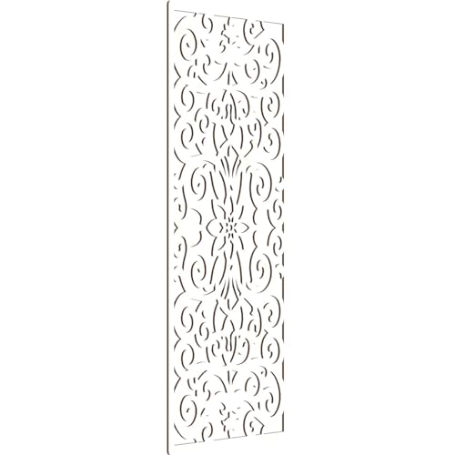 Image of Buel Decorative Pierced Fretwork Wood Wall Panels, 27 3 /8 inchW x 69 3 /8 inchH x 1 /4 inchT, Birch