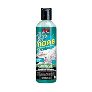 Stoner Car Care 91603 16-Ounce Mother of All Bubbles M.O.A.B. High Foaming Car Wash for Foam Cannons, Foam Guns, Bucket Washes, Safe on Car Wax and Sealant Coatings, Blue Raspberry Scent, Pack of 1