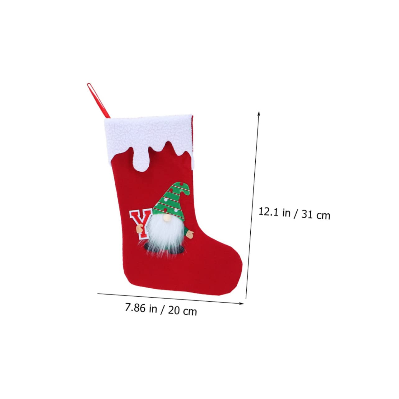TOPBATHY 15 STK Gesichtsloser Weihnachtsstrumpf Weihnachtsbaum hängende Strümpfe Weihnachtssocken-Süßigkeitsbeutel für Kinder kindergeschenke Weihnachtssto Weihnachtsgeschenktüte
