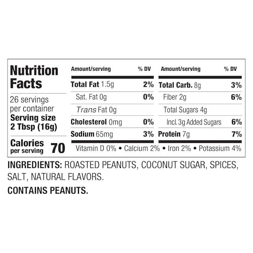 Image of PBfit 15 Ounce Pumpkin Spice Peanut Butter Powder, Powdered Peanut Butter Spread From Real Roasted Peanuts, 7g of Protein 7% DV, Gluten-Free, 70 calories, 90% less fat (Pack of 1)