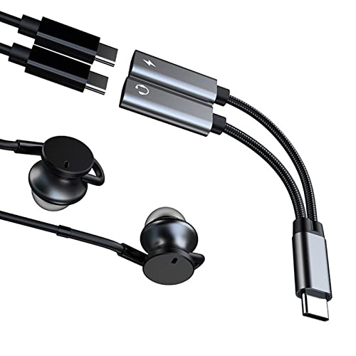 Adaptateur de charge pour casque Type-C et adaptateur audio câble USB C