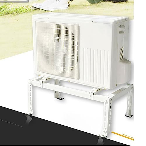 Zewnętrzny uchwyt montażowy do klimatyzatora Split Mini Split, uchwyt podłogowy klimatyzatora lub pompy ciepła, regulowany rozmiar (90 x 30 x 50 cm)