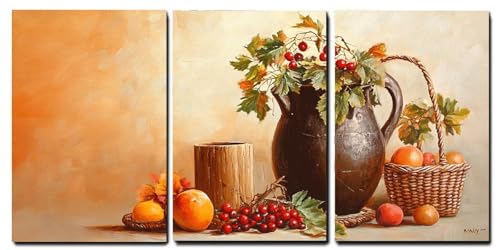 Tableaux moderne abstrait ensemble de 3 impression sur toile avec châssis 45x70