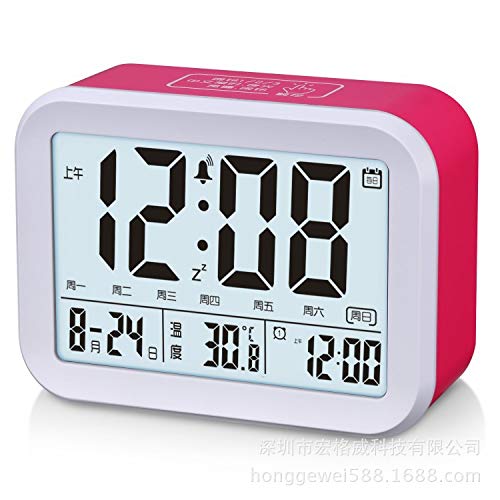 Reloj despertador que habla elegante para un despertar relajado sin luz molesta