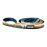 Wolfgang Heavy Duty Dog Leash, Pull-Tested to Over 800 lbs for Walking & Training, Overland Print, Large