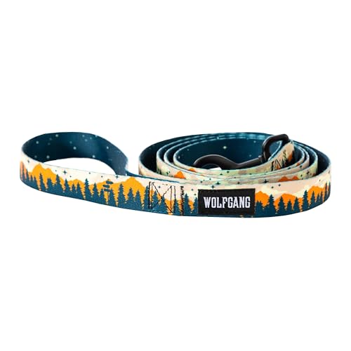Wolfgang Heavy Duty Dog Leash, Pull-Tested to Over 800 lbs for Walking & Training, Overland Print, Large