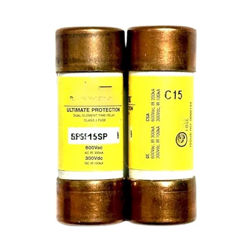 Tube à fusible 15SP 15A 600VAC temporisé pour protection de circuit