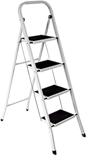 HIGHLANDS Superior 4 Step Ladder Non Slip Tread Safety Kitchen HEAVY DUTY