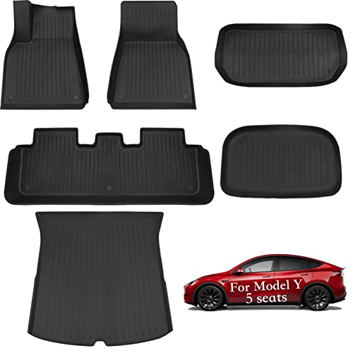 Tapis de sol pour Tesla Model Y antidérapants pour éviter les salissures de pluie