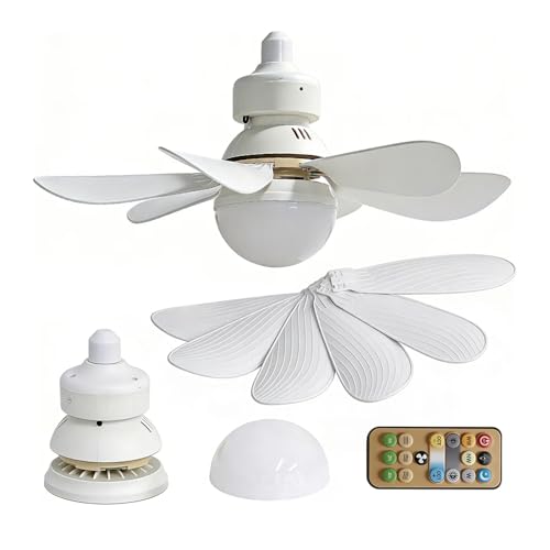 Ventilador de Teto com Luz LED e Controle Remoto