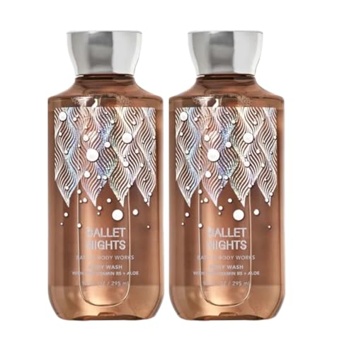 Bath & Body Works Signature Collection Shower Gel For Women10 fl oz Pack Of 2 (Ballet Nights)