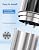 Gravity-Fed Water Filter System, Cobectal 2.25G Countertop System with Black Elements 304 Stainless Steel Gravity Water Filter with Water Level Window, Anti-Slip Removable Stand & Water Spigot