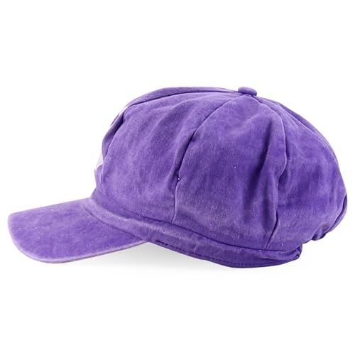 Image of Armycrew Mario Luigi Pigment Dyed Newsboy Style Cosplay Costume Hat