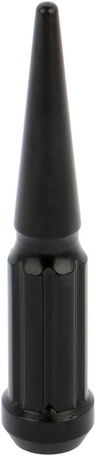M14x2 Wheel Lug Nuts,14X2.0 Black Lug Nut 24pcs with One Key Closed End,4.5in(113mm) Tall, for Aston Martin,for FordFor F-150For F-250For F-350,for Lincoln 1999-2018