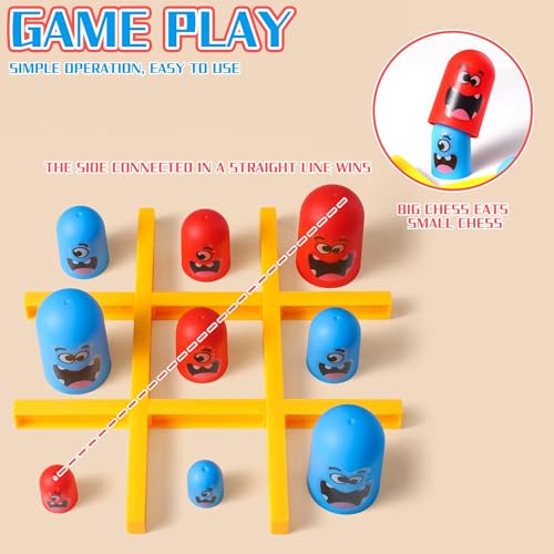 AIUAZA Juego de Mesa Estrategia Tic Tac Toe para Niños miniatura 5