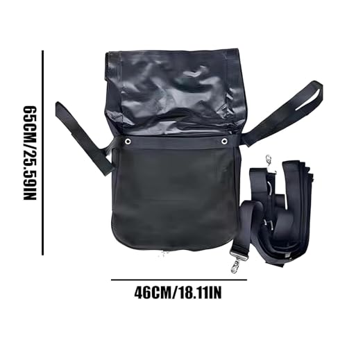 Estiércol de caballo bolsa de recolección reutilizable con asa para limpieza 5