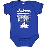 inktastic Future Snowmobile Driver Snowmobiling Baby Bodysuit Newborn Royal Blue 2e4e1