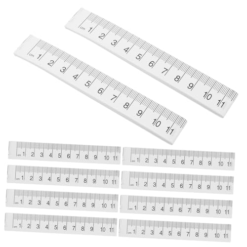 LckCryspho 測定定規 10ピースセット 軽量 ポータブル ? 巻尺 多用途 精密裁縫ツール 家庭 オフィス 学校用
