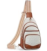 Sunpour Sling Bag for Women, Anti-Theft RFID Crossbody Bag Vegan Leather Sling Purse for Travel, ...