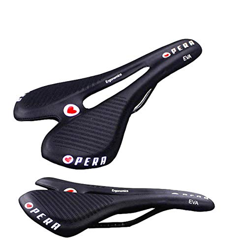 Opera Bike Saddle- Ultralight Road Bike Saddle Road Bike Black Seat T700 3K