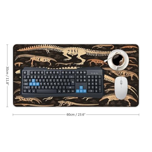 Mouse Pad Grande con Diseño de Esqueleto de Dinosaurio miniatura 2