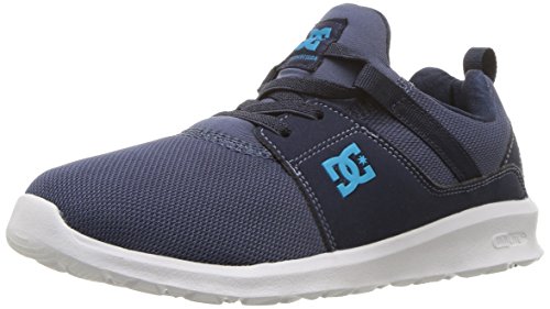 DC Unisex-Child Heathrow Skate Shoe, Blue/Blue/Blue, 12 M US Little Kid