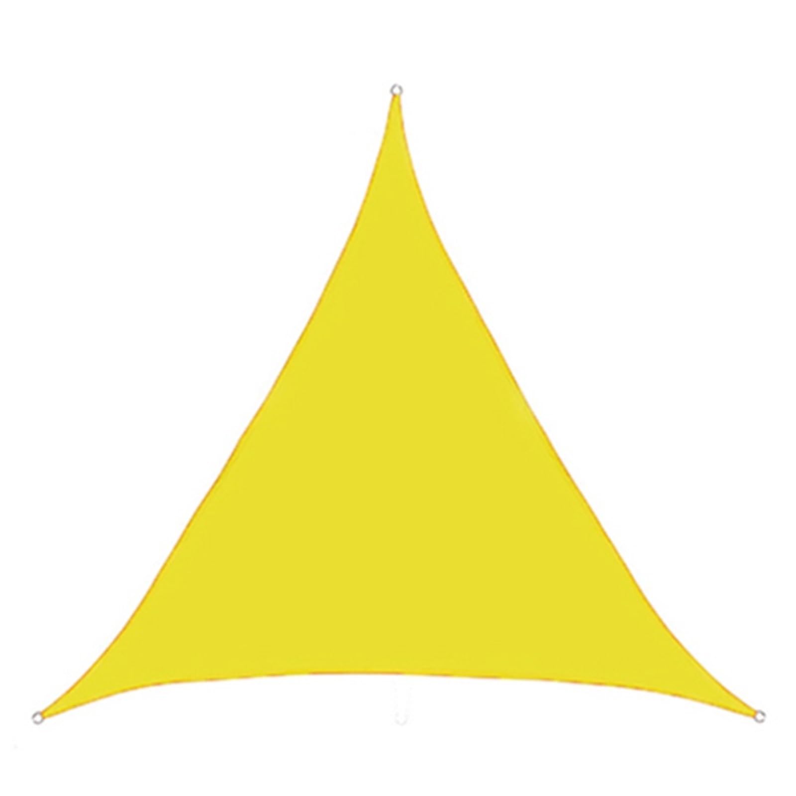 Voile d'ombrage triangulaire contre la pluie et le soleil de jardin