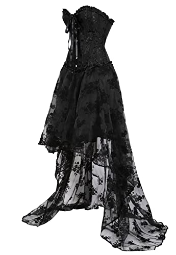 Grebrafan Steampunk Prinzessin Korsett Corsage mit Gothic Rock – Bild 2