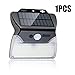 Produktbild Whz-zyf Solarleuchten Außen 208leds IP65 wasserdicht Wireless Motion Sensor Licht 270 ° Weitwinkel Easy-to-Installieren Sie das Sicherheitswandleuchten , Langlebig ( Emitting Color : 1pcs 110leds )