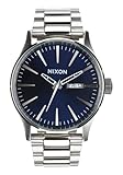 Nixon Sentry SS A3561258-00. Blue Sunray Men’s Watch (42mm Blue Sunray Watch Case. 23-20mm Stainless Steel Band)