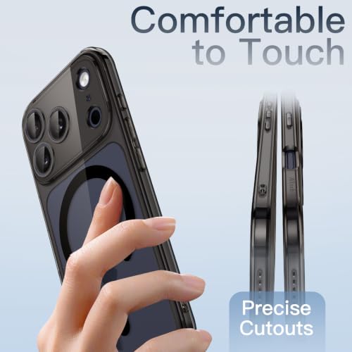 Image of JETech Magnetic Slim Cover Case for iPhone New Pro, Black