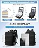 BJLFS Zaino Ryanair 40x30x20 Sottovuoto con pompa Zaino da Viaggio aereo Cabina 40x30x20 Impermeabile Bagaglio a Mano Wizzair Sottovuoto Borse da Cabina per Easyjet 45x36x20 Zaino Airback Donna
