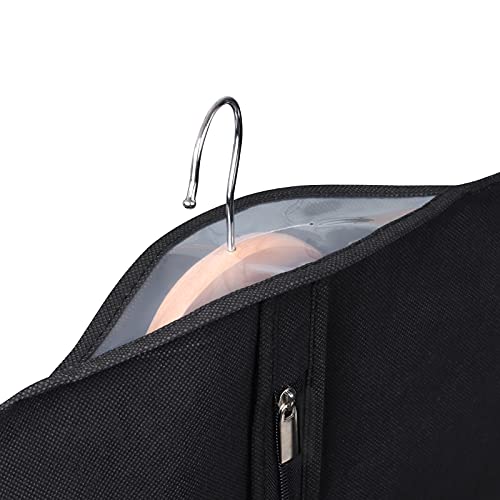 Image of Univivi 16 Pack Suit Bags Garment Bag for Men Storage 40-inch Clothes Cover with Clear Window and ID Card Holder for Suit Jacket, Skirt, Shirt and Coat