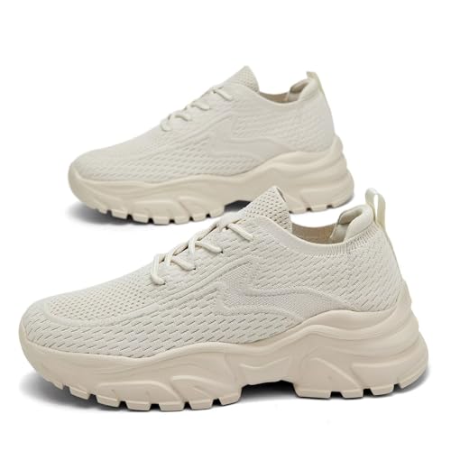 Image of Womens Ladies Walking Shoes Fashion Running Sneakers Casual Comfor Lightweight Breathable Soft Sole Gym Tennis Work
