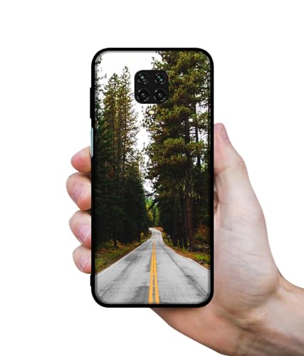 Image of Road Photo Design Premium 2D Printed Metal Back Case Cover for Mi Redmi Note 9 Pro /Note 9 Pro Max /Poco M2 Pro