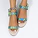Sandals For Women With Arch Support,Ladies Fashion Summer Canvas Colorful Tie Dye Round Toe Wedge Platform Sandals,Closed Toe Sandals Women