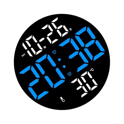 MLWSKKING Reloj elegante platómero componente reloj elegante reloj digital silencioso para el ajuste de la escuela oficina en casa