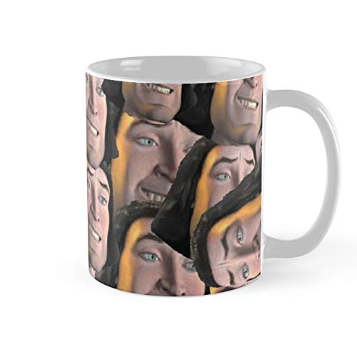 White Mugs Lord Ceramic Farquaad Tea Birthday Cups Travel Coffee Mug 11 Oz Or 11 Oz Gifts for Family Friend Co-Worker Holidays Christmas