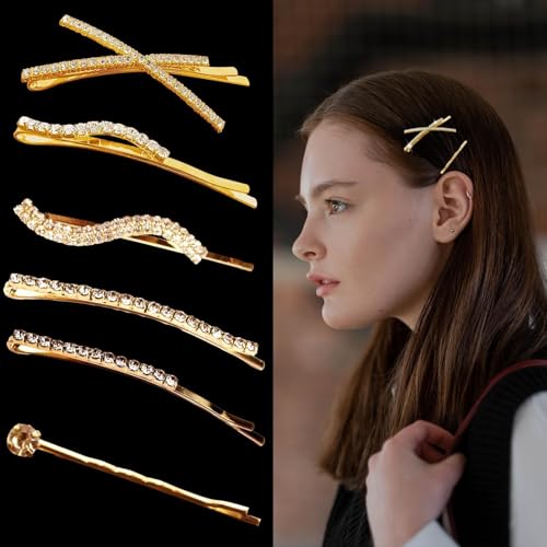 16 piezas de pasadores brillantes para cabello miniatura 4