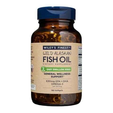Wiley's Finest Easy Swallow Fish Oil 180 Count Cover