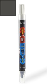 2Tip for Saab 9-7X Automotive Touch-up Paint - Carbon Fiber Gray Metallic Clearcoat WA323N - Color-and-Clearcoat Package