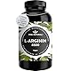L-Arginin - 365 vegane Kapseln - 4500mg pflanzliches L Arginin HCL aus Fermentation (davon 3750mg pures L-Arginin) je Tagesdosis - Hochdosiert, ohne Zusätze, laborgeprüft, in Deutschland produziert