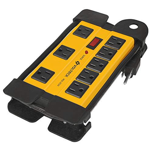 Protección Eléctrica, Personal Computer Volteck MUL-812X, Multicontacto uso industrial, 8 entradas, supresor, 1200 joules